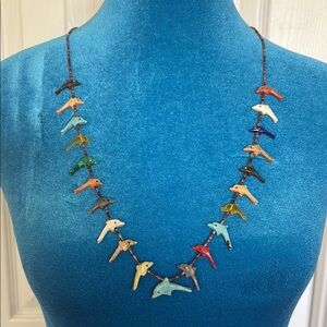 Vintage Fetish Dolphin Necklace